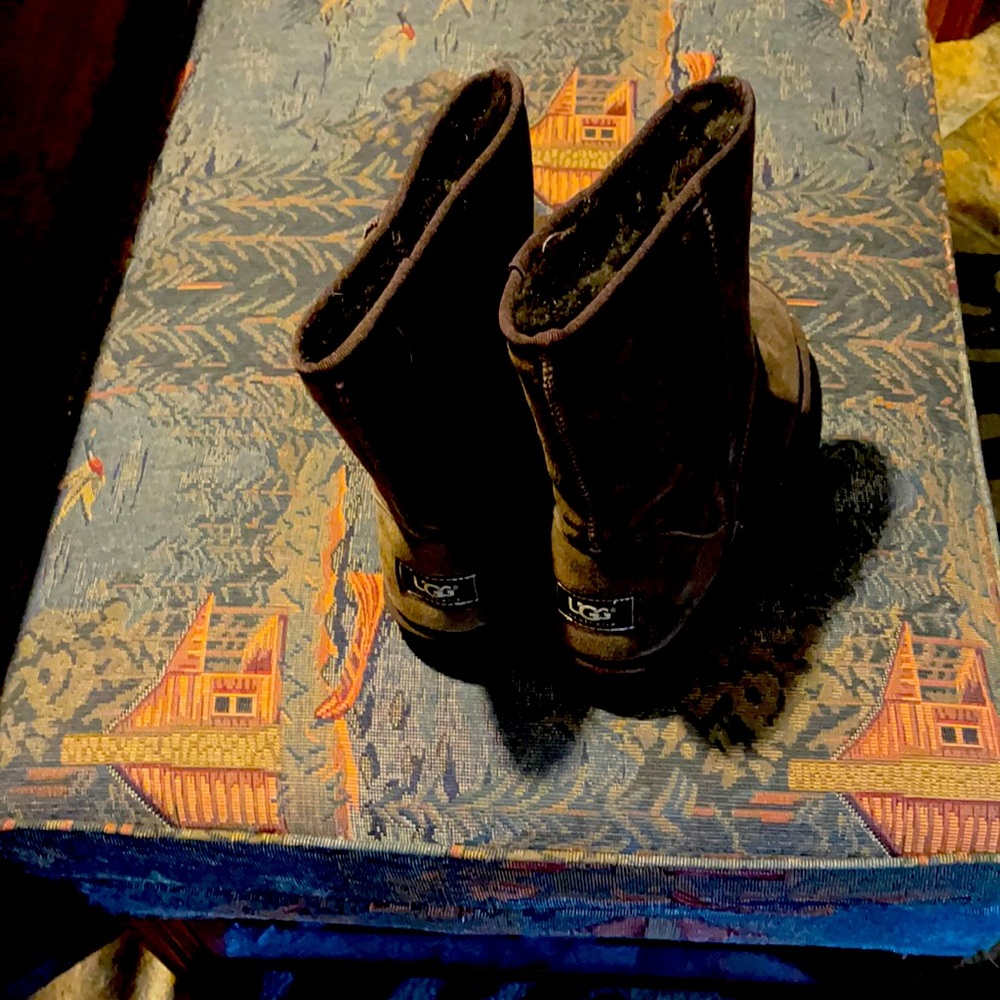 UGG Dark Brown Boots Size: 8